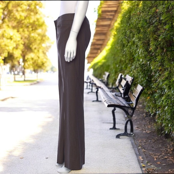 Worthington Women’s Brown Pinstripe Stretch Pants - Picture 7 of 16